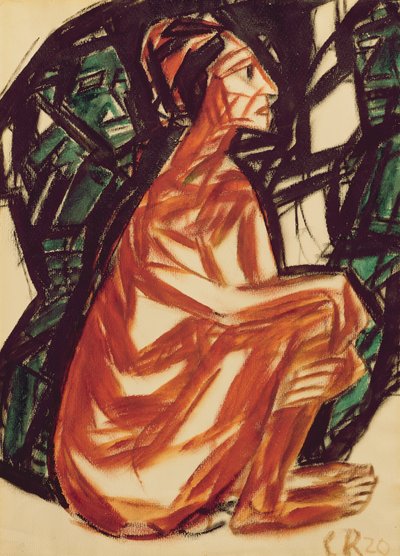 Waiting (1920) by Christian Rohlfs